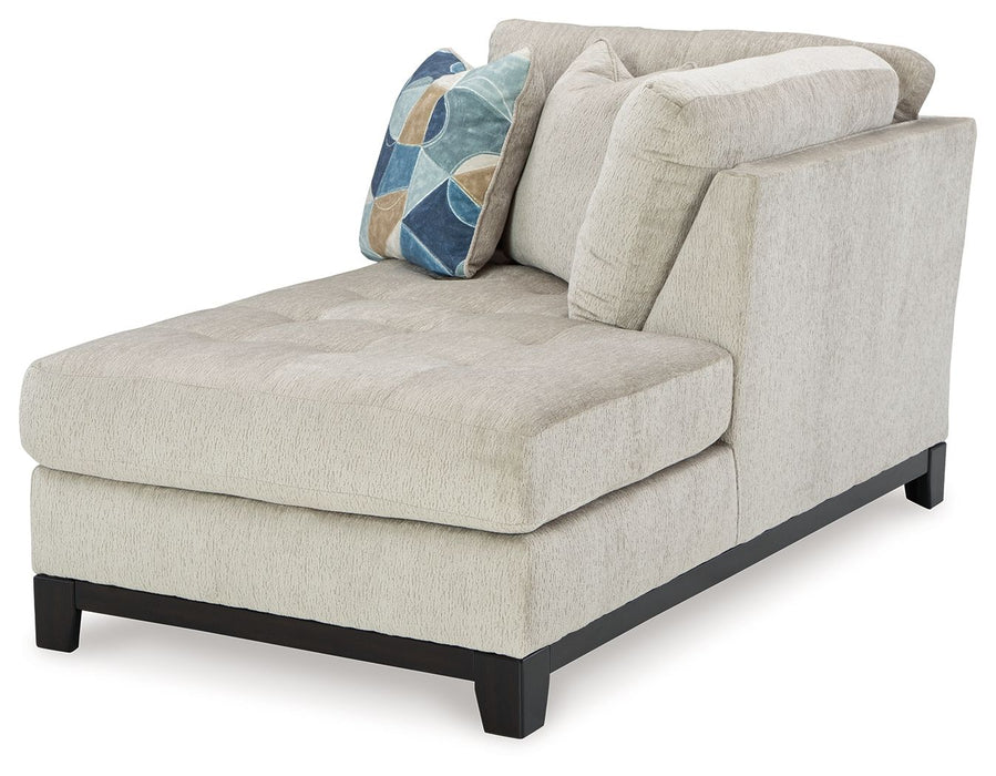 Maxon Place - Raf Corner Chaise - Stone - Simple Home Plus