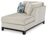 Maxon Place - Raf Corner Chaise - Stone - Simple Home Plus