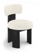 Atelier - Vegan Leather Upholstered Dining Chair (Set of 2) - Black Frame - Simple Home Plus