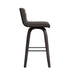 Vienna - 26" Swivel Counter Stool - Black Wood - Simple Home Plus