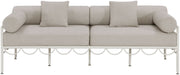 Portofino - Resilient Water Repellent Fabric 85.75" Upholstered Outdoor Patio Sofa - Simple Home Plus