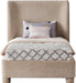 Penny - Chenille Fabric Bed - Simple Home Plus