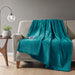 Heated Plush - Throw - Teal - Simple Home Plus