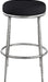 Ferro - Performance Fabric Upholstered Backless Bar Stool - Antique Silver - Simple Home Plus
