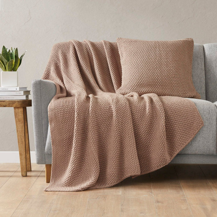 Bree Knit - Throw - Brown - Simple Home Plus