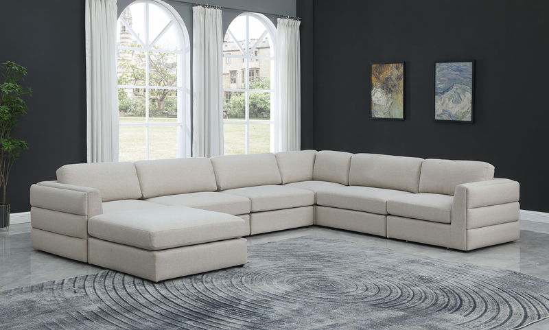 Beckham - 7 Piece Modular Sectional With Chaise