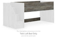 Frandern - Twin Loft Bed - Gray - Simple Home Plus