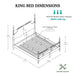 Beckett - King Beckett Turned Spindle Bed - Morocco Brown - Simple Home Plus