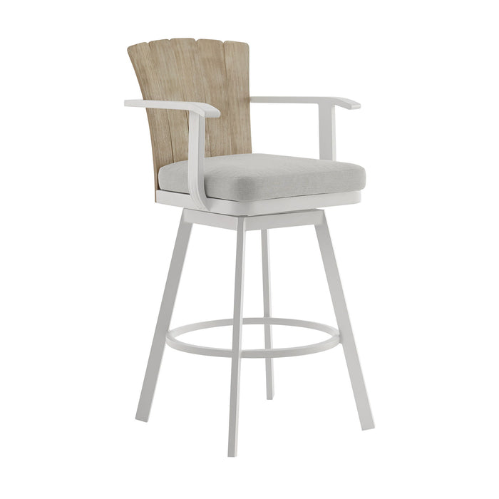 Hazel - Outdoor Patio Swivel Bar Stool - Simple Home Plus