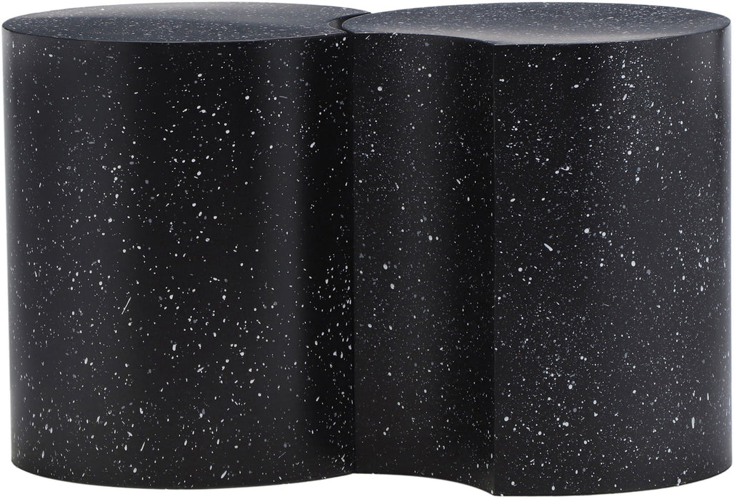 Dimple - 2 Piece Modular End Table - Terazzo Finish - Simple Home Plus