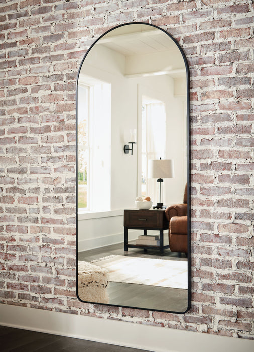 Sethall - Black - Floor Mirror - Simple Home Plus