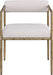 Axis - Linen Textured Beige Fabric Upholstered Dining Chair (Set of 2) - Simple Home Plus