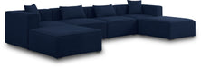 Cube - Linen 6 Piece Modular Double Chaise Sectional - Simple Home Plus