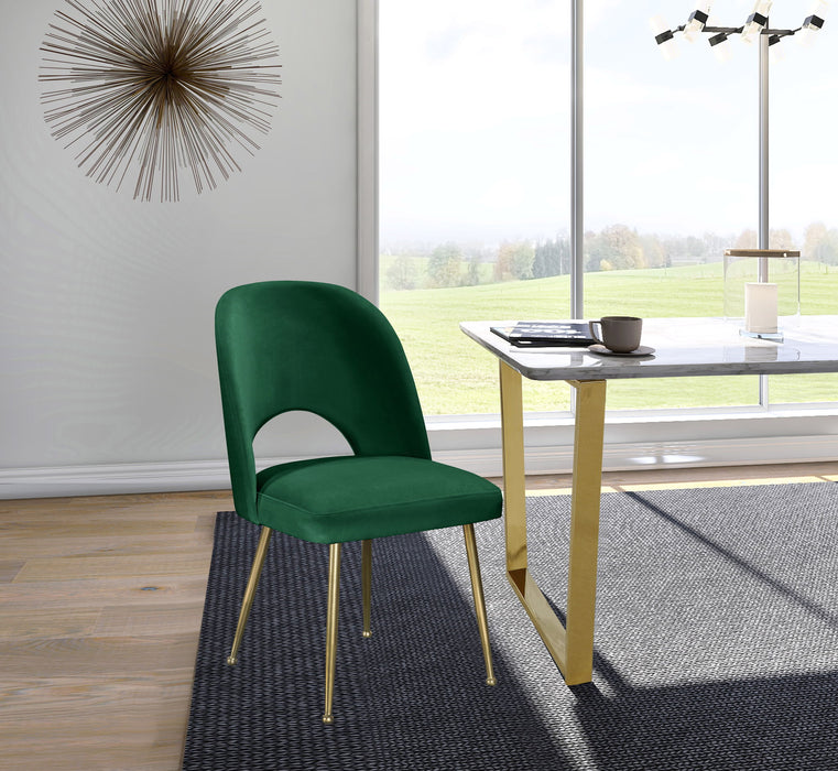 Logan - Dining Chair (Set of 2) - Gold Legs - Simple Home Plus