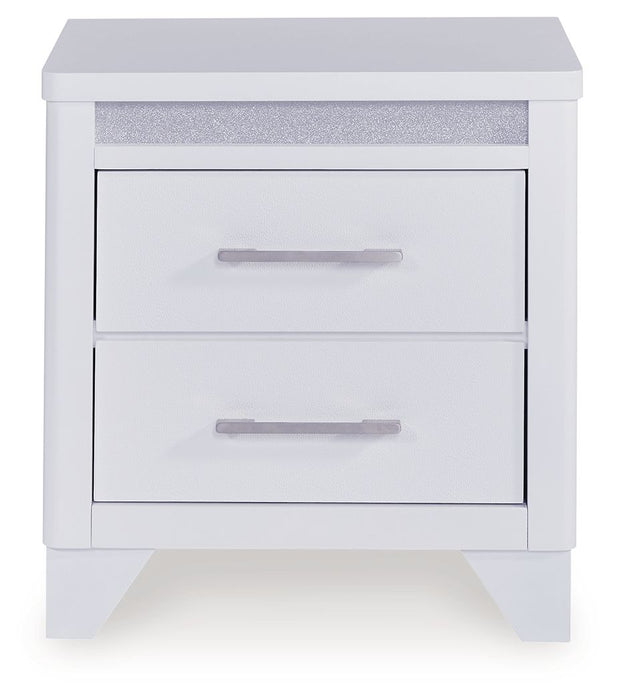 Jarlee - White - Two Drawer Night Stand - Simple Home Plus