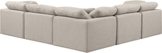 Indulge - Linen 5 Piece Modular Corner Sectional - Simple Home Plus