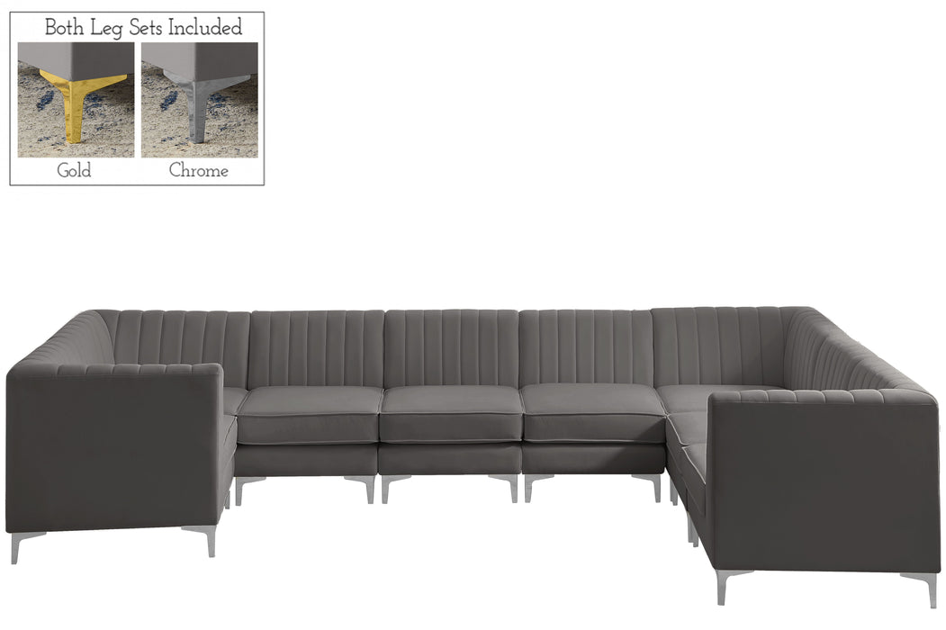 Alina - 8 Piece Modular U-Shaped Sectional - Simple Home Plus