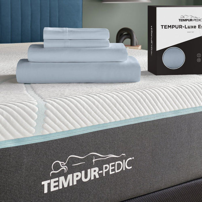 Linens - Tempur Luxe Egyptian Cotton Sheet Set - Sleepy Blue - Simple Home Plus