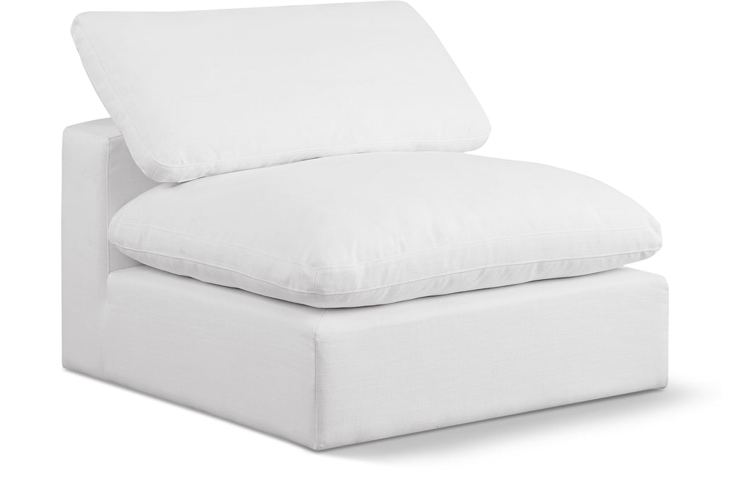 Comfy - Linen Armless Chair - Simple Home Plus