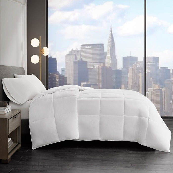 Year Round Warmth - Twin Comforter - White - Simple Home Plus