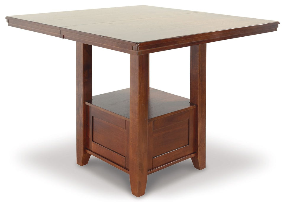 Ralene - Medium Brown - Rectangular Dining Room Counter Extension Table - Simple Home Plus
