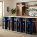 Zuno - Velvet Performance Fabric Upholstered Bar Stool (Set of 2) - Simple Home Plus