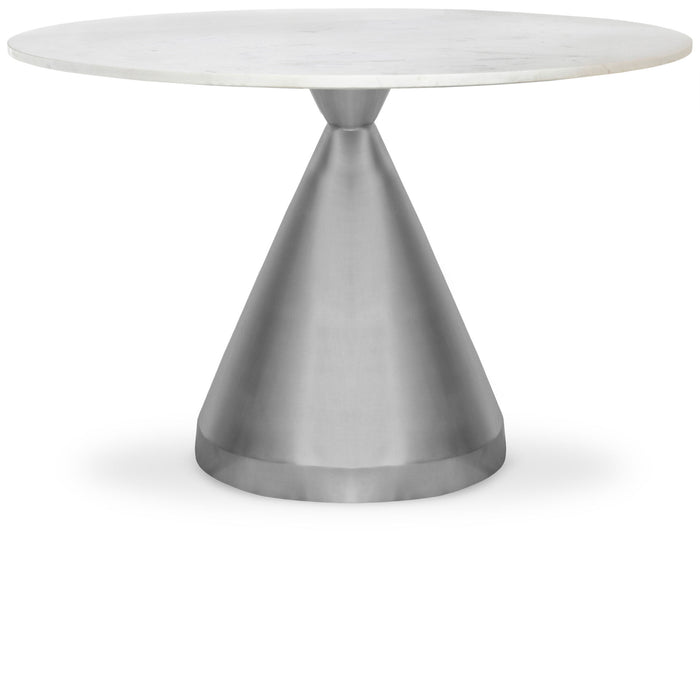 Emery - Marble/Stone Dining Table - White - Simple Home Plus