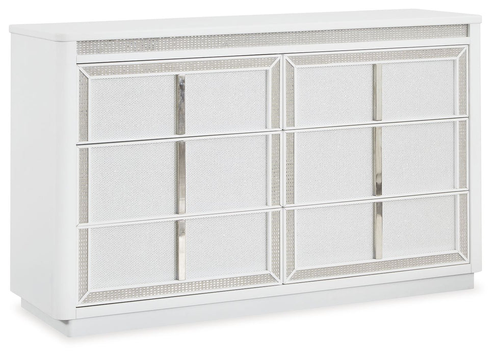 Chalanna - White - Dresser - Simple Home Plus