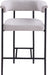 Malin - Linen Counter Stool (Set of 2) - Simple Home Plus