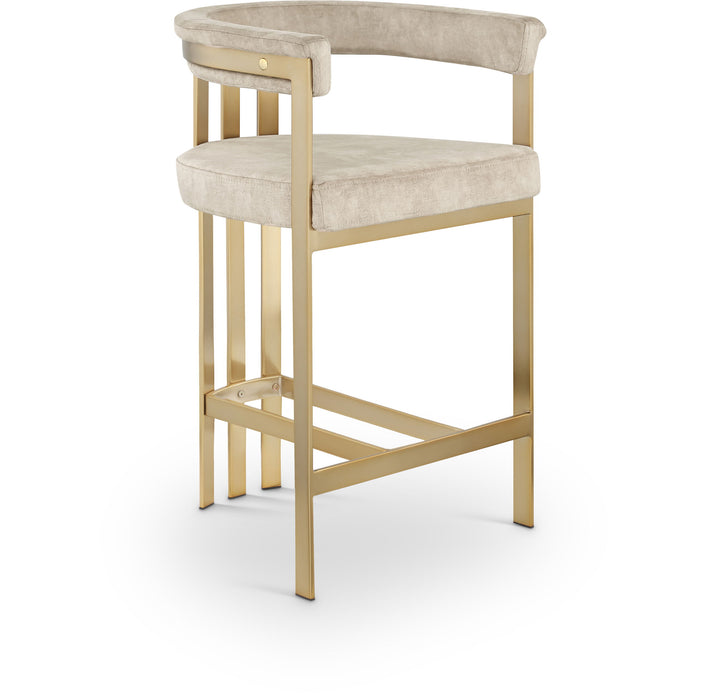Marcello - Counter Stool - Beige - Simple Home Plus