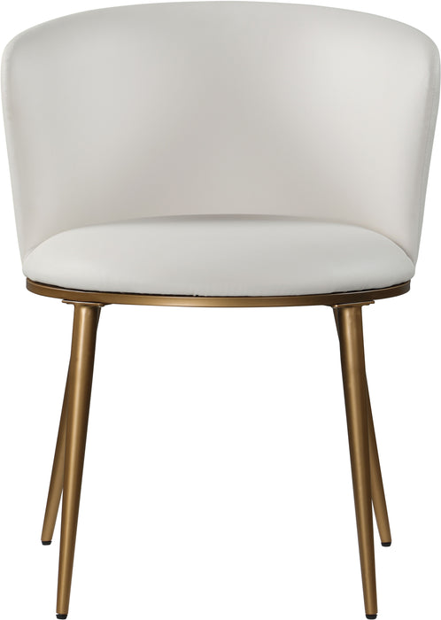 Skylar - Dining Chair with Gold Legs (Set of 2) - Simple Home Plus