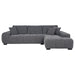 Octavia - Upholstered Sectional Chaise Sofa - Simple Home Plus