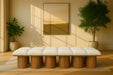 Pavilion - 12 Piece Modular Bench With Brown Base - Simple Home Plus