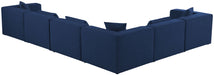 Cube - Linen 6 Piece Modular Corner Sectional - Simple Home Plus