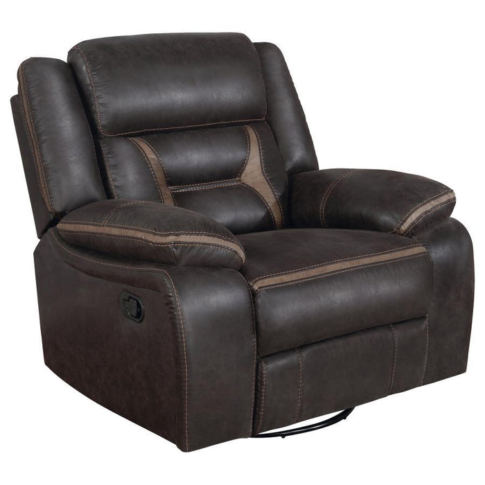 Greer - Upholstered Swivel Glider Recliner Chair - Simple Home Plus