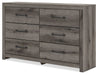 Graystorm - Six Drawer Dresser - Simple Home Plus