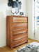 Dressonni - Brown - Five Drawer Chest - Simple Home Plus
