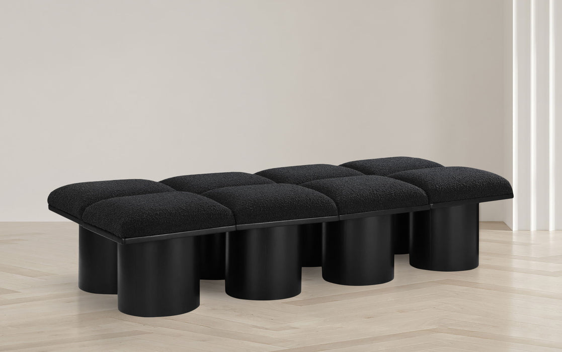 Pavilion - 8 Piece Modular Bench With Black Base - Simple Home Plus