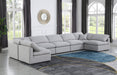 Indulge - Linen 7 Piece Modular U-Shaped Sectional - Simple Home Plus