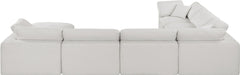 Comfy - 7 Piece Linen Modular Sectional With Chaise - Simple Home Plus