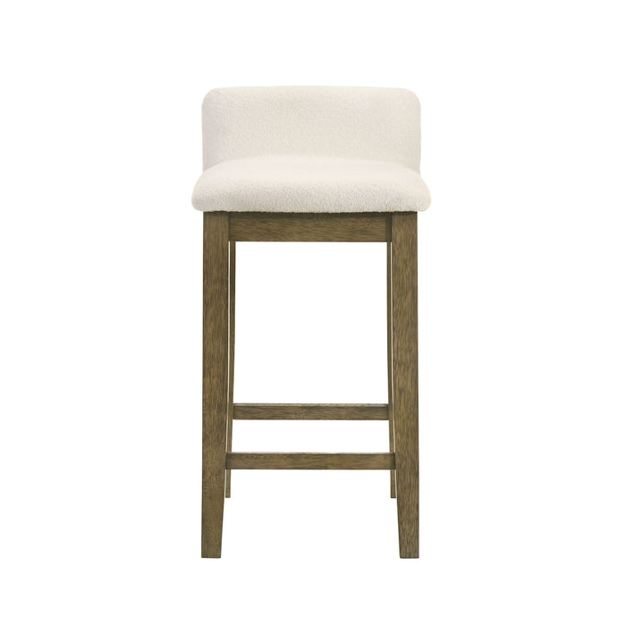 Annikah - Modern Transitional Wood Counter Height Kitchen Bar Stool - Simple Home Plus