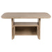 Kailani - Cane Counter Height Storage Dining Table - Beige Oak - Simple Home Plus
