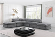 Comfy - 6 Piece Velvet Modular Sectional - Simple Home Plus