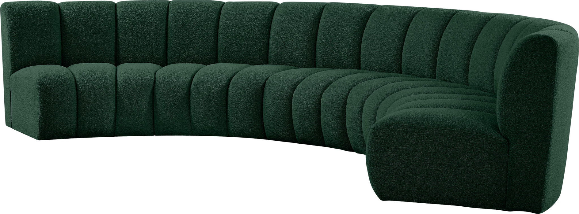 Infinity - 5 Piece Boucle Modular Sectional - Simple Home Plus