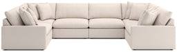 Whitehaven - 6-Piece Sectional - Oyster - Simple Home Plus