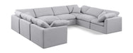Indulge - Linen 8 Piece Modular Sectional - Simple Home Plus