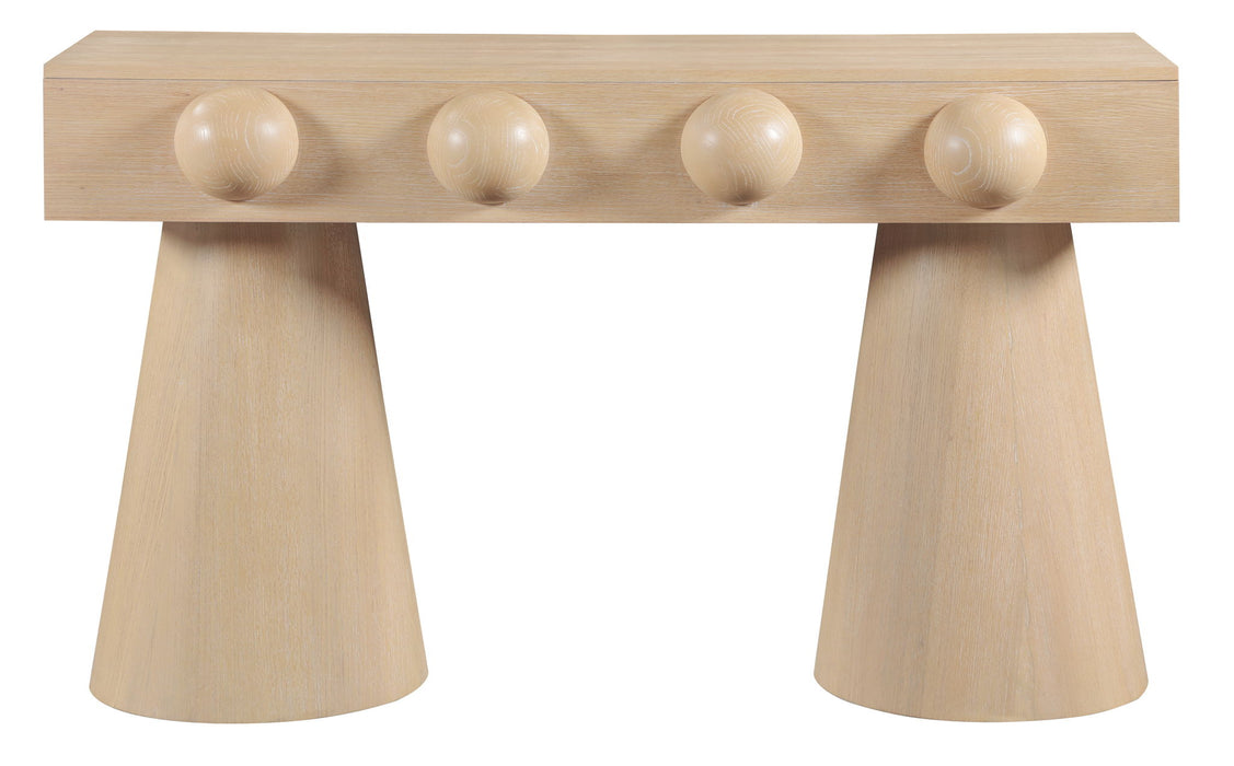 Bracciano - Oak Veneer Console Table - Simple Home Plus