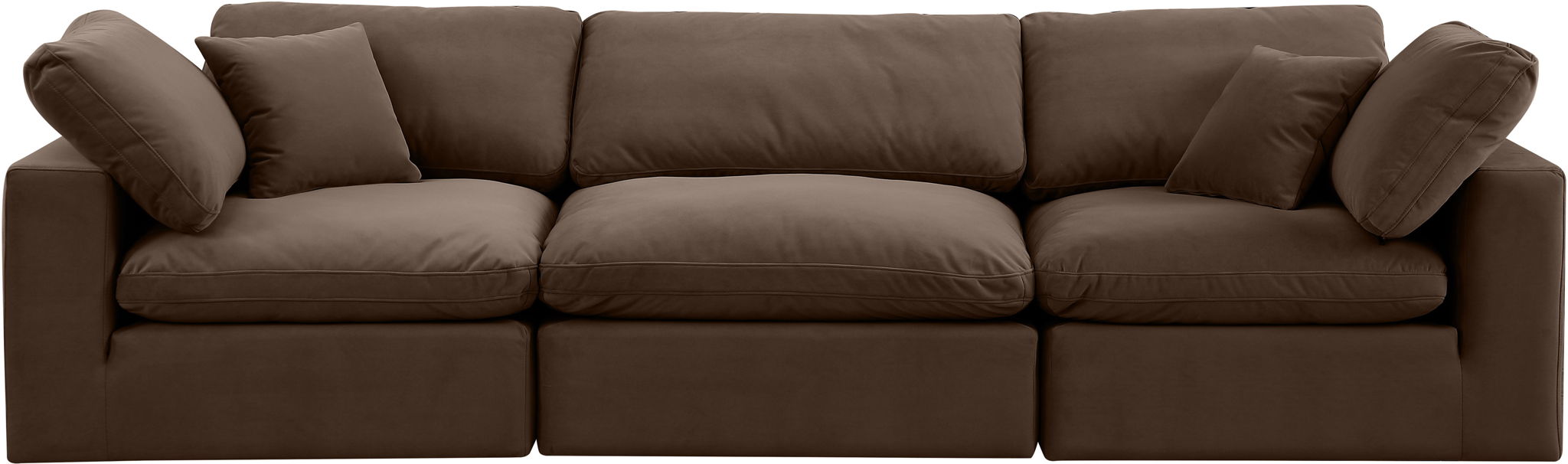 Comfy - Velvet Modular Sofa 3 Seats - Simple Home Plus