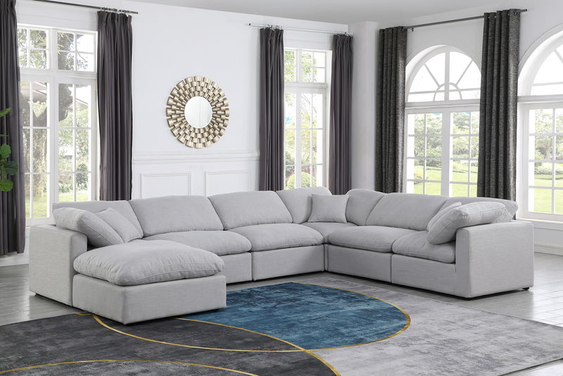 Indulge - Linen 7 Piece Modular Sectional