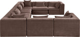 Stellar - 8 Piece Chenille Fabric Upholstered Modular Sectional - Simple Home Plus